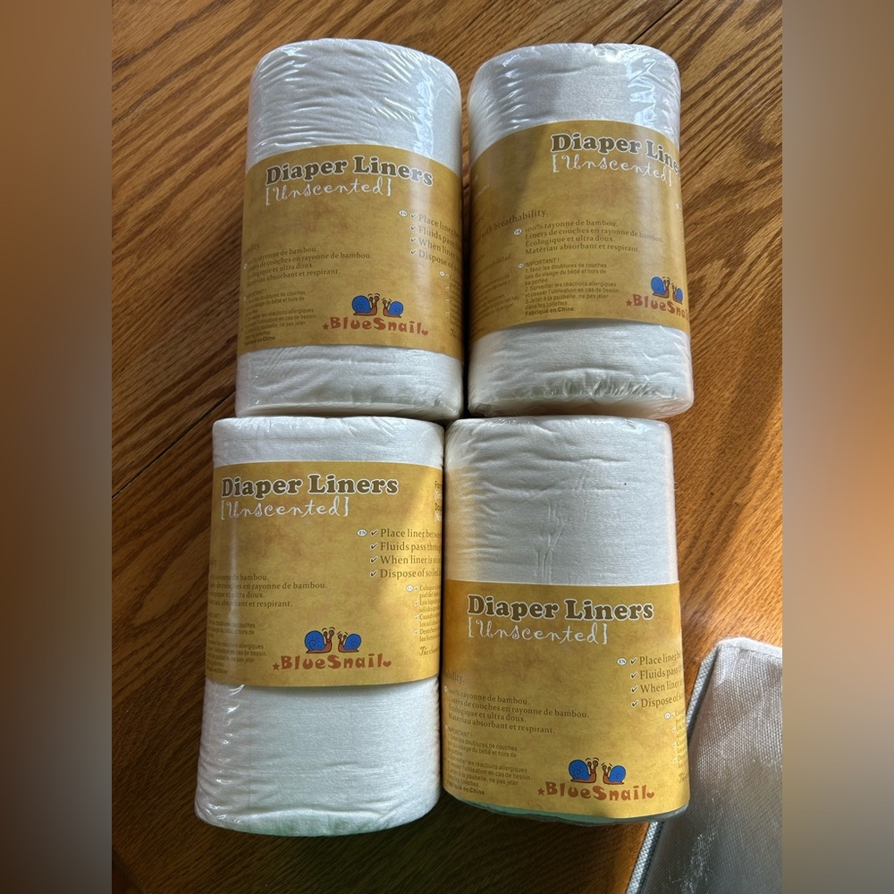 BlueSnail Diaper Liners Unscented